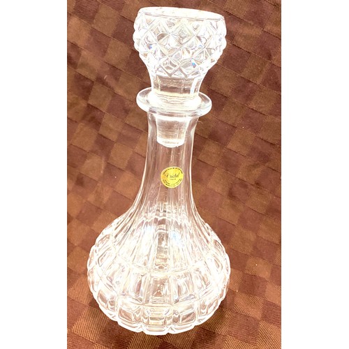 86 - Selection of 3 vintage glass decanters includes