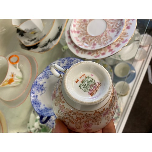 353 - Large selection of assorted Shelley china, some af includes 1930s queen Anne trio, 1960s coffee pot ... 