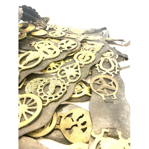 179 - Large selection of horse brasses