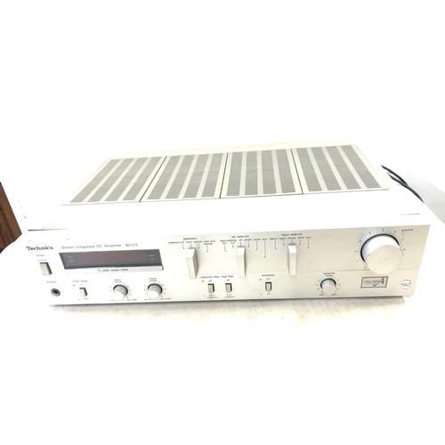 237 - Technics su-V3 stereo amplifier and manual, untested