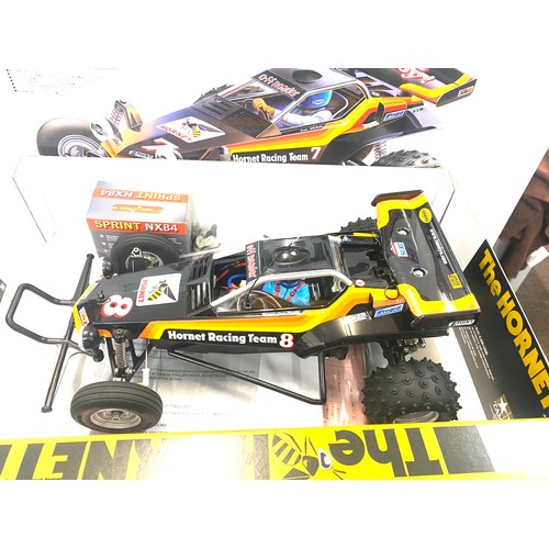 144 - Tamiya hornet RC Buggy built 2021 complete with controller and charger ready to race