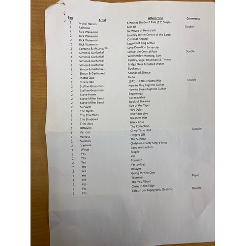 162 - Large selection of assorted records, list attached