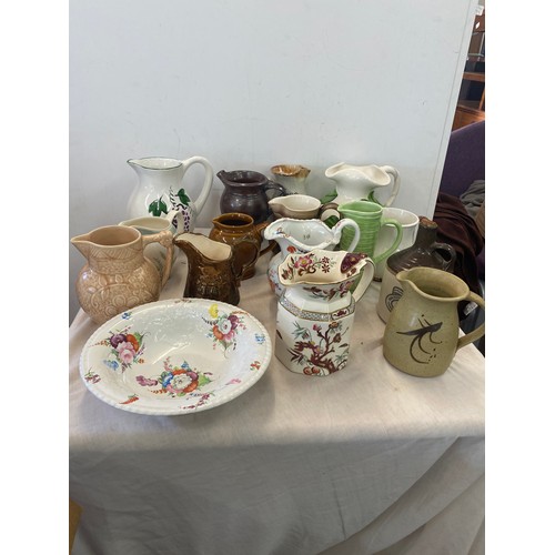 178 - Large selection of miscellaneous includes vintage jugs, masons, west germany etc