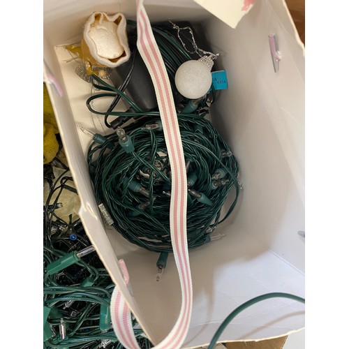 253 - Large selection of Christmas lights, untested