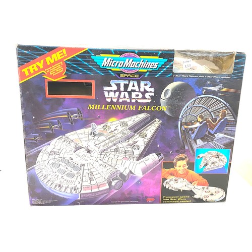 61 - Micro machines Star Wars Millennium falcon in original box