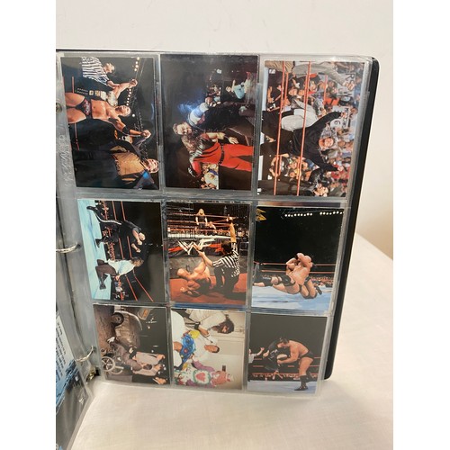 57 - World Wrestling Federation Smackdown collectors cards 1999 with original folder