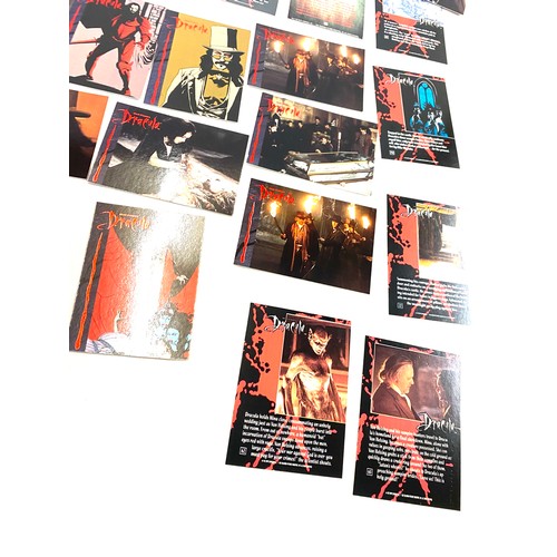 604 - Selection of trading cards to include Dracula, Bram Stokens etc