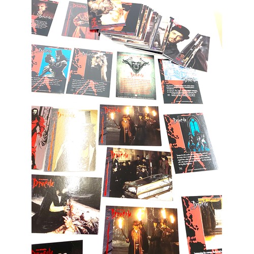 604 - Selection of trading cards to include Dracula, Bram Stokens etc