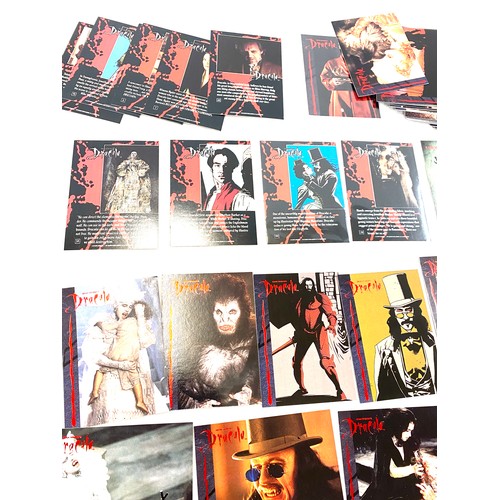 604 - Selection of trading cards to include Dracula, Bram Stokens etc