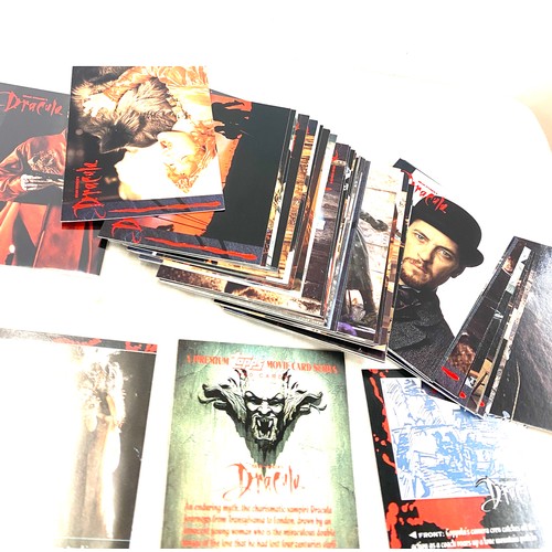 604 - Selection of trading cards to include Dracula, Bram Stokens etc