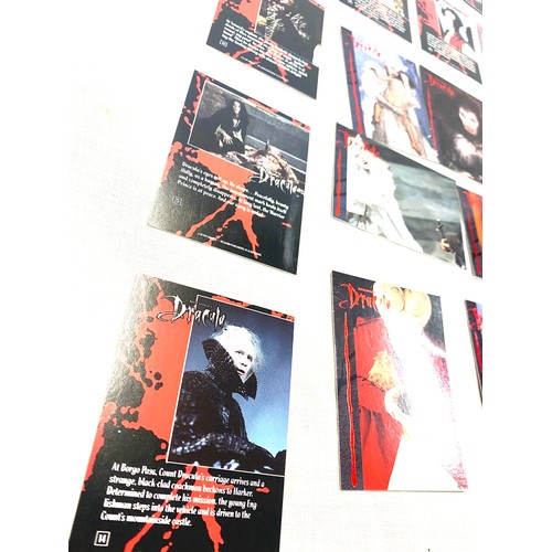 604 - Selection of trading cards to include Dracula, Bram Stokens etc