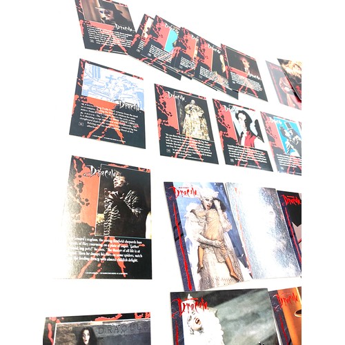 604 - Selection of trading cards to include Dracula, Bram Stokens etc