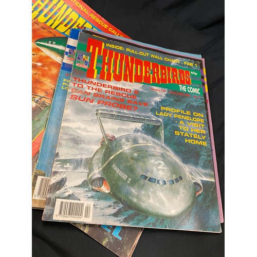 33 - Selection of Thunderbird magazines numbers 1-41, however issue 2 is missing (1991-1993)