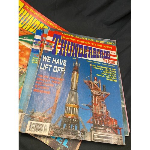 33 - Selection of Thunderbird magazines numbers 1-41, however issue 2 is missing (1991-1993)