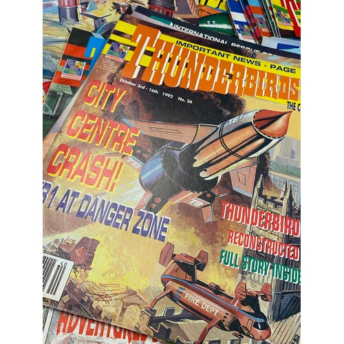 33 - Selection of Thunderbird magazines numbers 1-41, however issue 2 is missing (1991-1993)