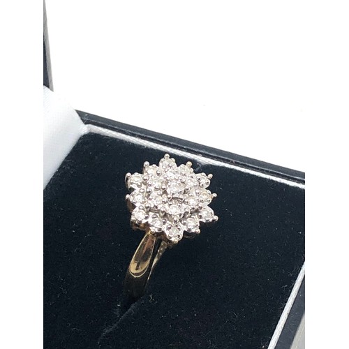 170 - 10ct gold diamond ring weight 3.2g