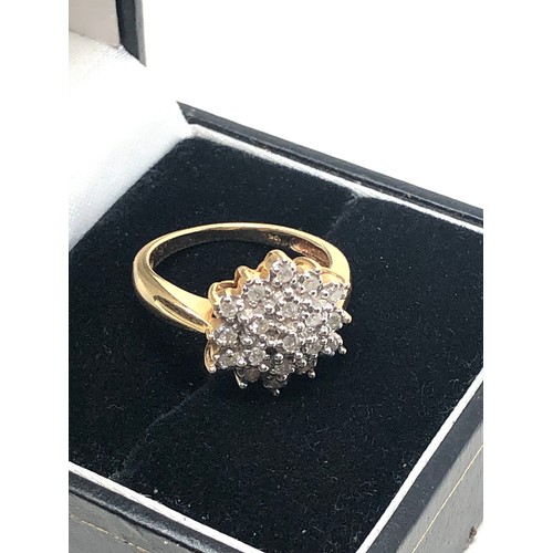 170 - 10ct gold diamond ring weight 3.2g