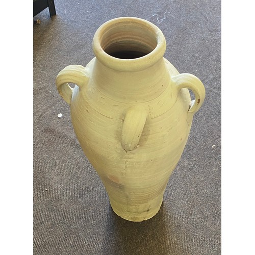 276 - Large earthenware vase/ urn, approximate measurements: Height 31 inches