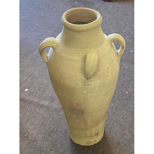 276 - Large earthenware vase/ urn, approximate measurements: Height 31 inches