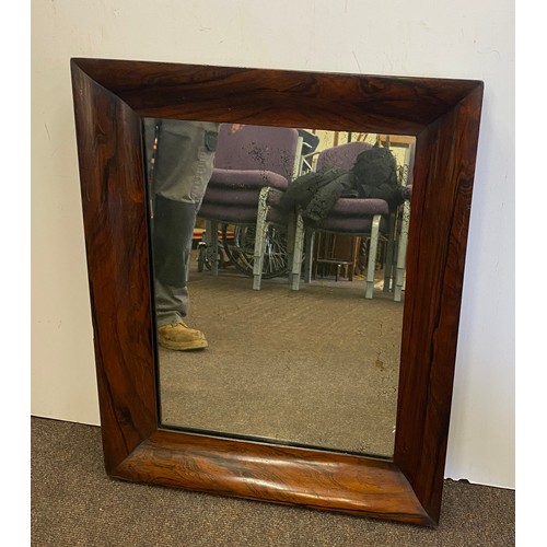 9 - Antique large framed  mirror, approximate measurements: Height  25 inches, 20.5 width