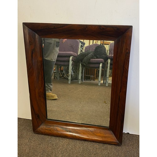 9 - Antique large framed  mirror, approximate measurements: Height  25 inches, 20.5 width