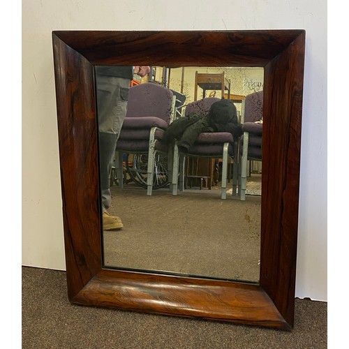 9 - Antique large framed  mirror, approximate measurements: Height  25 inches, 20.5 width