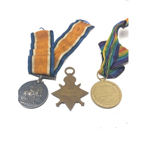 81 - wwi trio medals to 17232 pte e.ware south wales borders