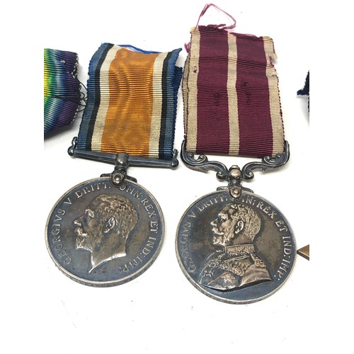 85 - ww1 M.S.M medal group to 2265 pte a.sjt e pearce hampshire reg