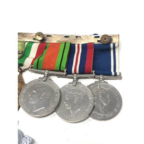 77 - ww2 medal group includes police long service medal to serg harold j alexander