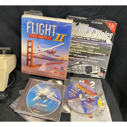 248 - Vintage virtual pilot gaming machine and simulation games