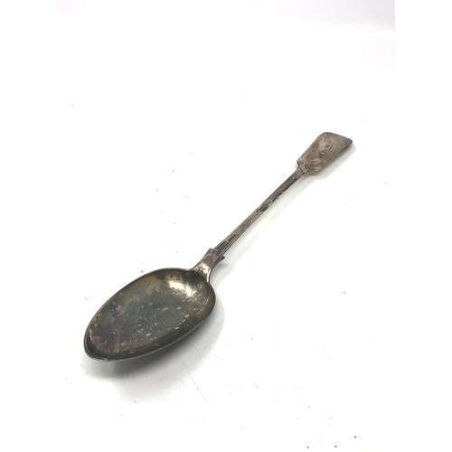 57 - Victorian silver serving spoon