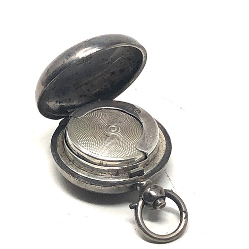 60 - antique silver sovereign case