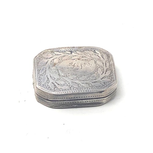 50 - Antique georgian silver vinaigrette