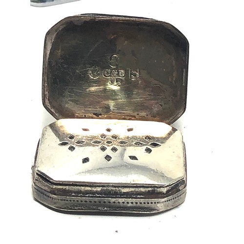 50 - Antique georgian silver vinaigrette