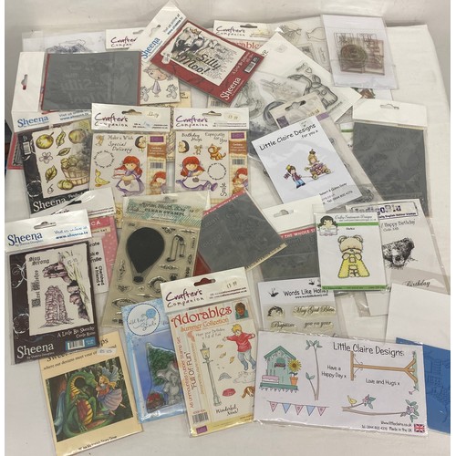 232 - Selection of card making equipment includes clear stamps etc