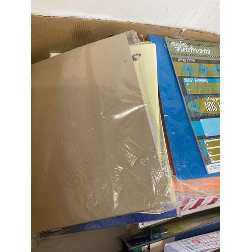 228 - Selection of 12 x 12 paper, box of a4 pearl paper