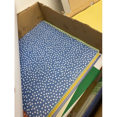 228 - Selection of 12 x 12 paper, box of a4 pearl paper