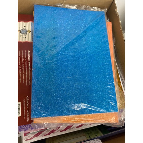 228 - Selection of 12 x 12 paper, box of a4 pearl paper