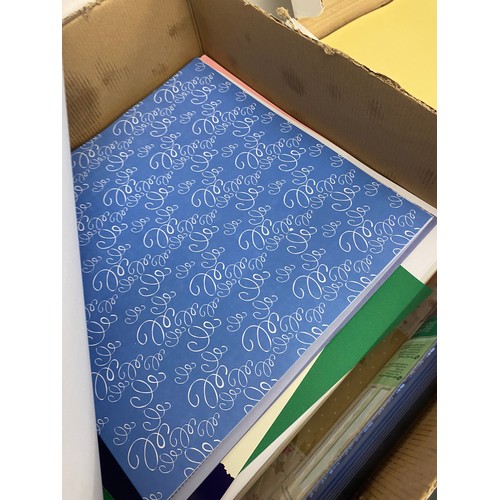 228 - Selection of 12 x 12 paper, box of a4 pearl paper