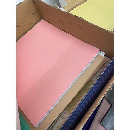 228 - Selection of 12 x 12 paper, box of a4 pearl paper