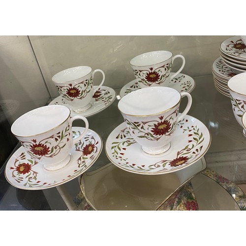 348 - Complete Wedgewood Susie Cooper pattern tea set