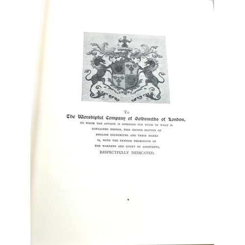 68 - English Goldsmiths and their marks hardback book by Sir James Jacksa 1921, English Goldsmiths and th... 