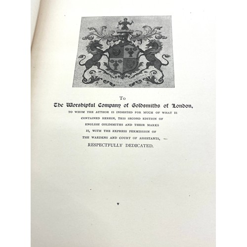 68 - English Goldsmiths and their marks hardback book by Sir James Jacksa 1921, English Goldsmiths and th... 