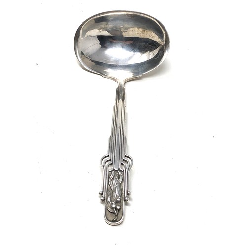 20 - Arts & crafts design silver ladle