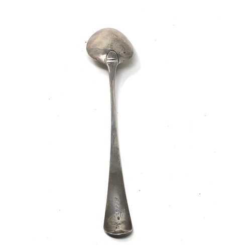 30 - Antique Georgian silver basting spoon London silver hallmarks