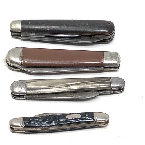 95 - 4 Antique / vintage named pen knives