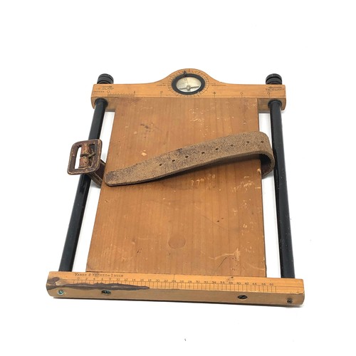 72 - A Great War Houghton and Butcher London  War Department, Map Board with Clinometer and Compass dated... 