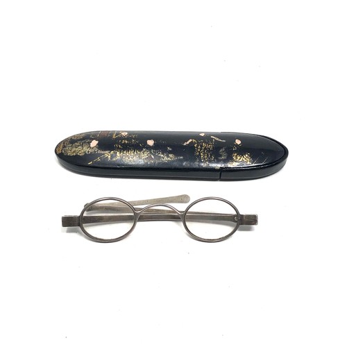 32 - Antique georgian silver spectacles cased