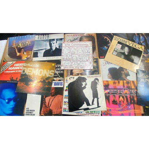 292 - Selection of assorted records includes Elvis, Sting, Anim ted, Marvin Gaye etc