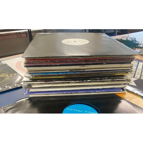 186 - Large selection of assorted records includes DJ, Promotional approx 50 + records